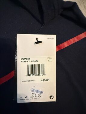 NFL Navy Tank Top with White Logos